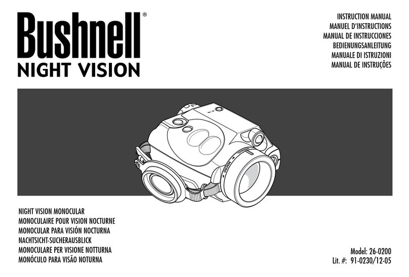 Bushnell 26-0200 instruction manual