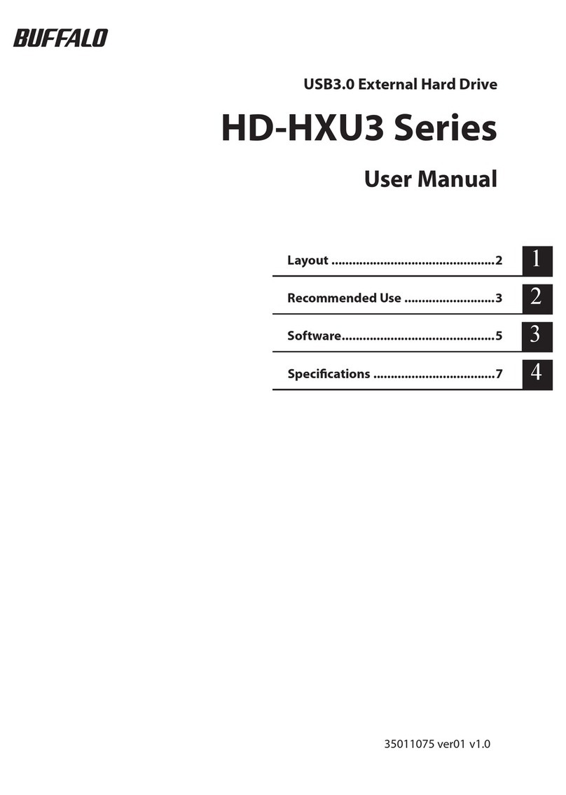 Buffalo HD-HX1.0TU3 user manual