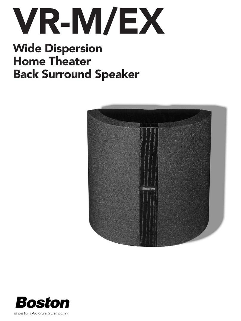 Boston Acoustics VR-M/EX user guide