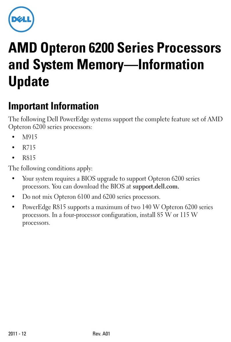 Dell PowerEdge M420 Operating manual