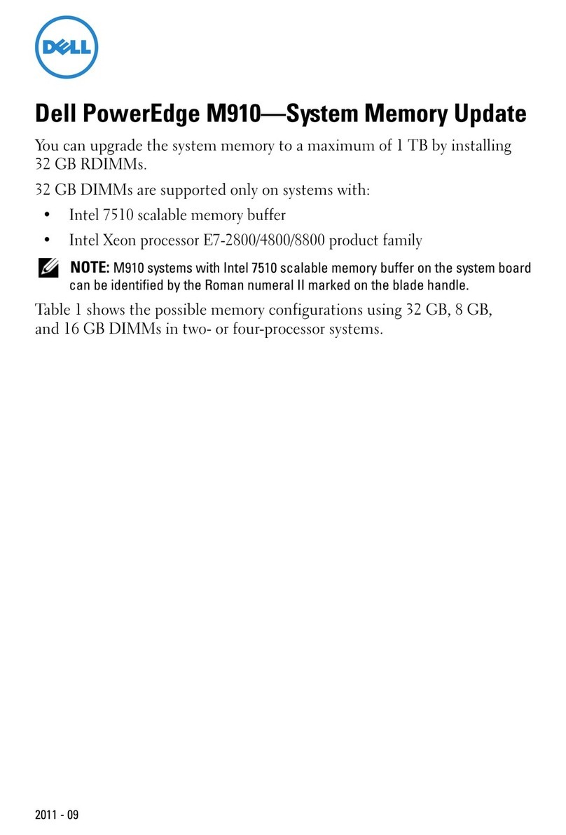 Dell PowerEdge M420 General instructions