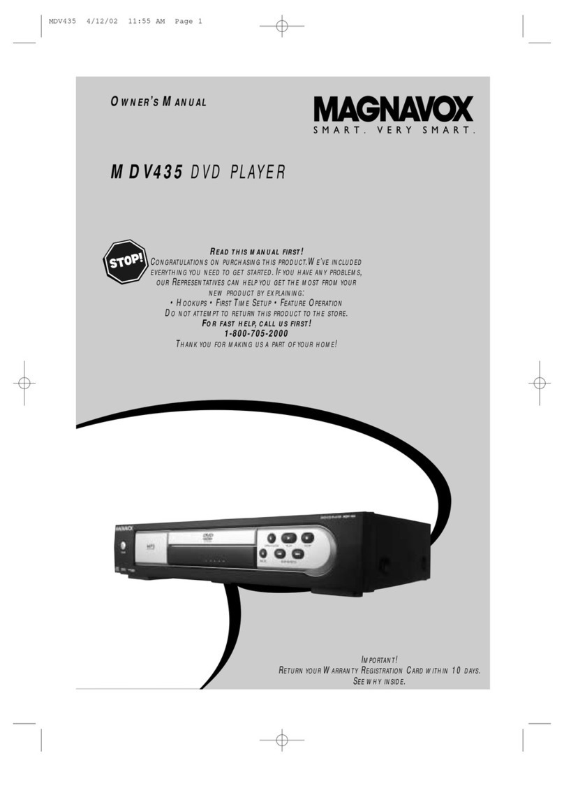 Magnavox MDV435SL User manual