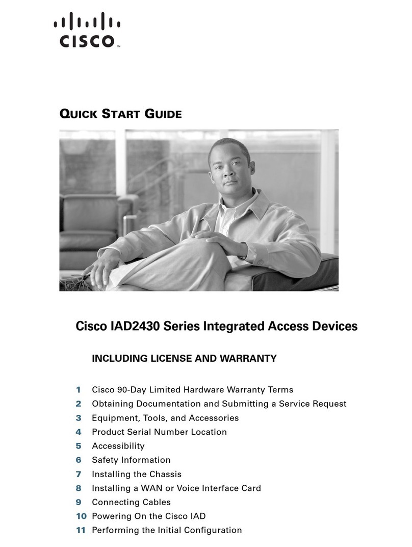 Cisco IAD2435-8FXS User manual Cisco IAD2435-8FXS User manual