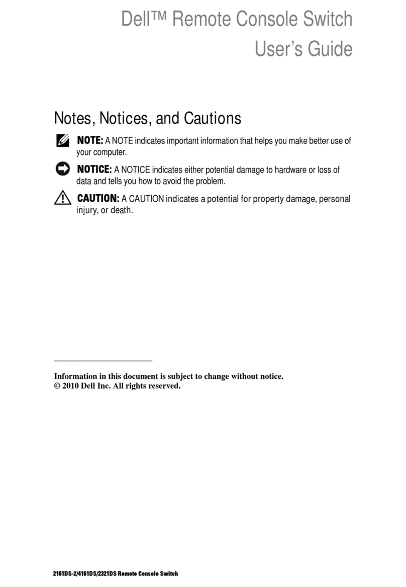 Dell PowerEdge KVM 1081AD user guide