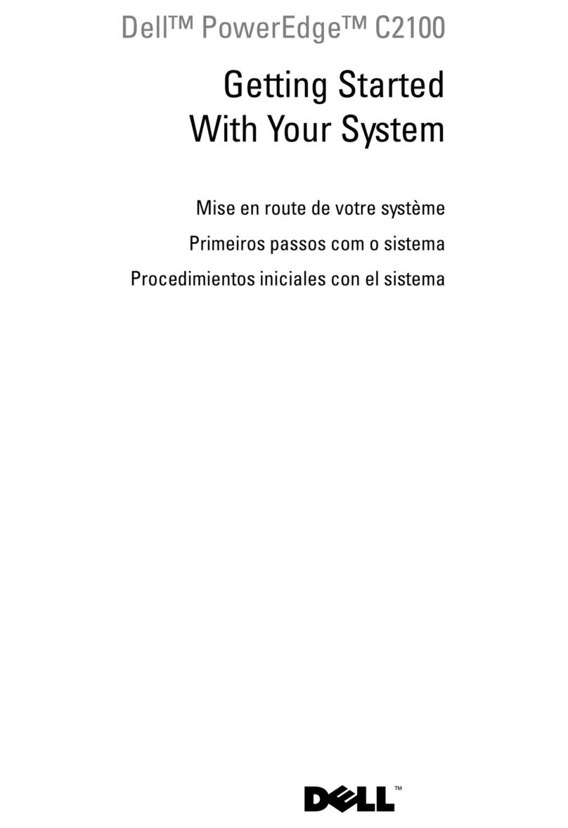 Dell PowerEdge C2100 User manual