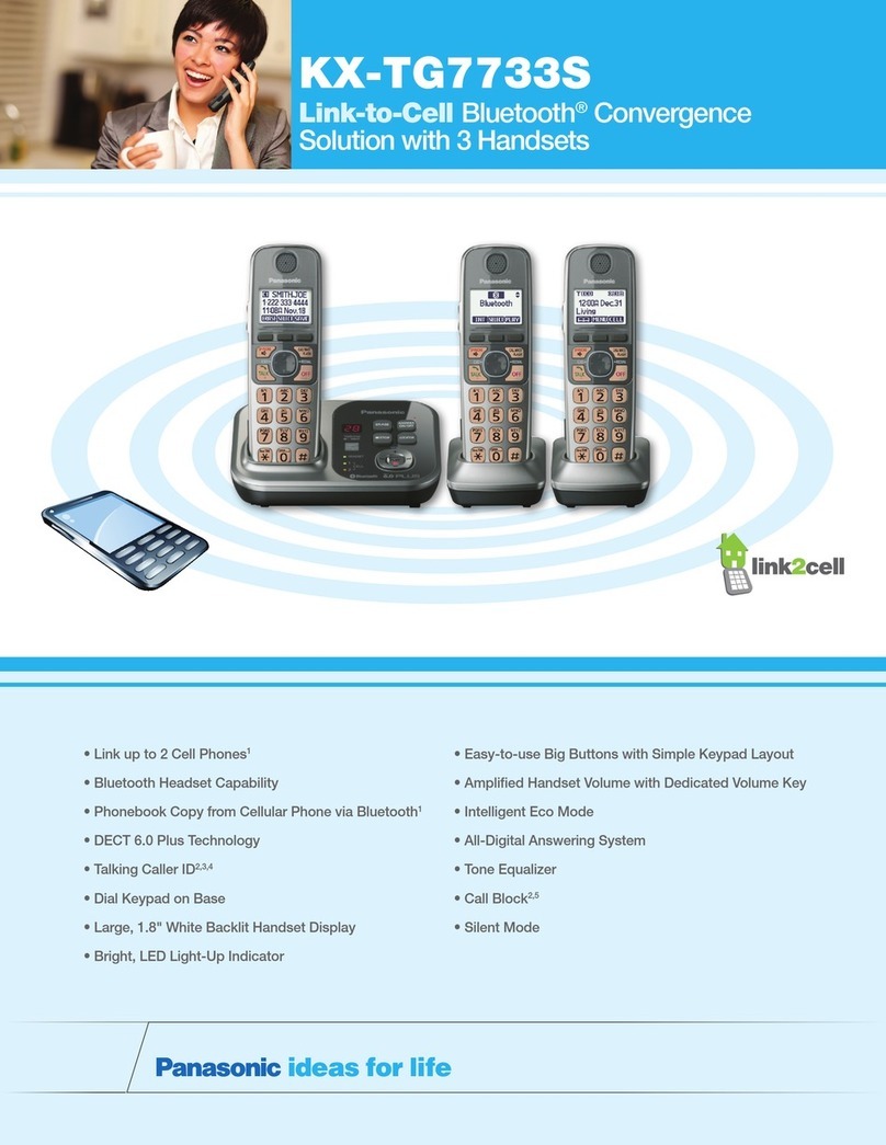 Panasonic KX-TG7733S User manual
