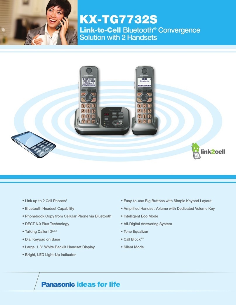 Panasonic KX-TG7732S User manual