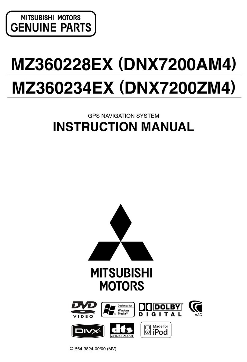 Mitsubishi MZ360228EX(DNX7200AM4) User manual