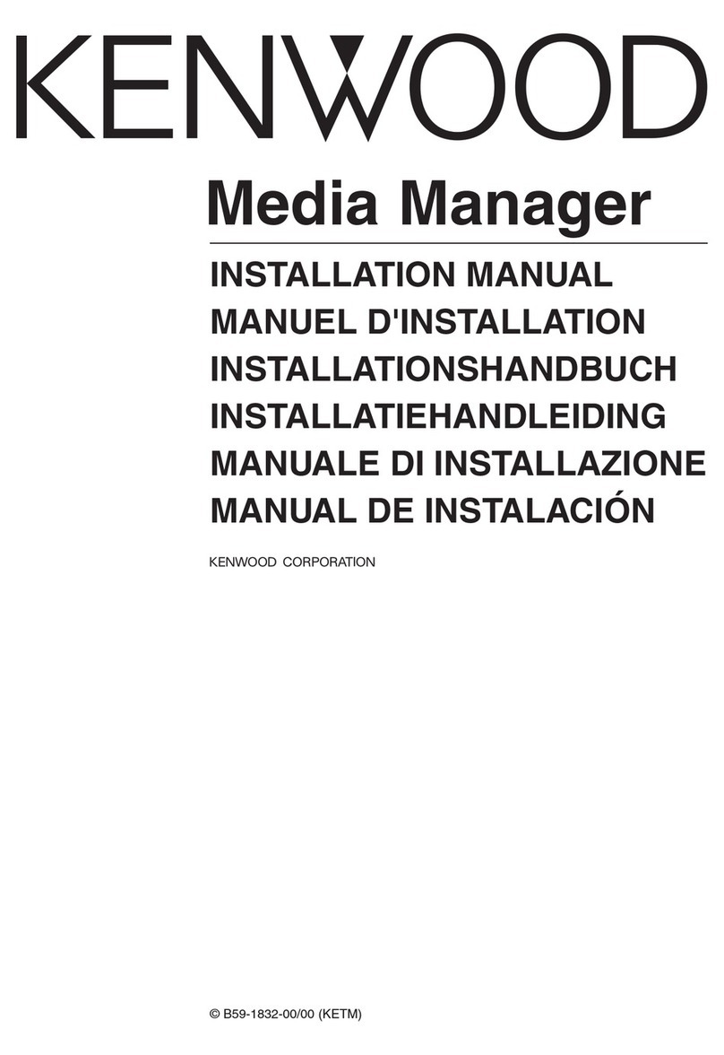 Kenwood Media Manager installation manual
