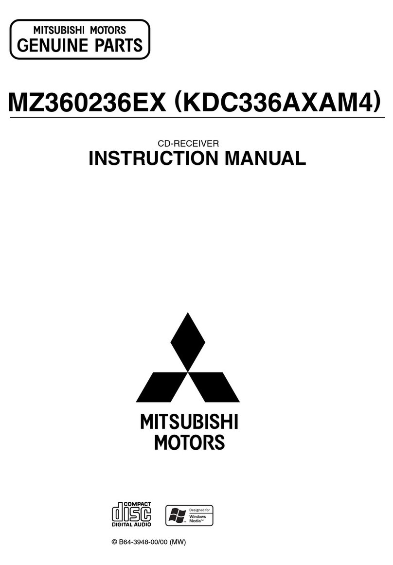 Mitsubishi MZ360236EX(KDC336AXAM4) instruction manual