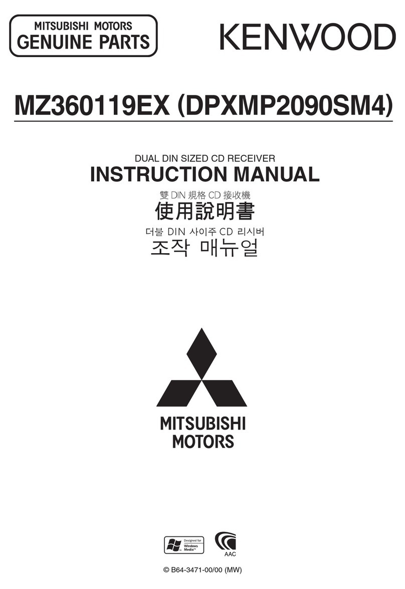 Mitsubishi MZ360119EX(DPXMP2090SM4) User manual
