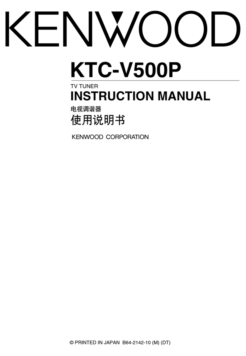 Kenwood KTC-V500P User manual