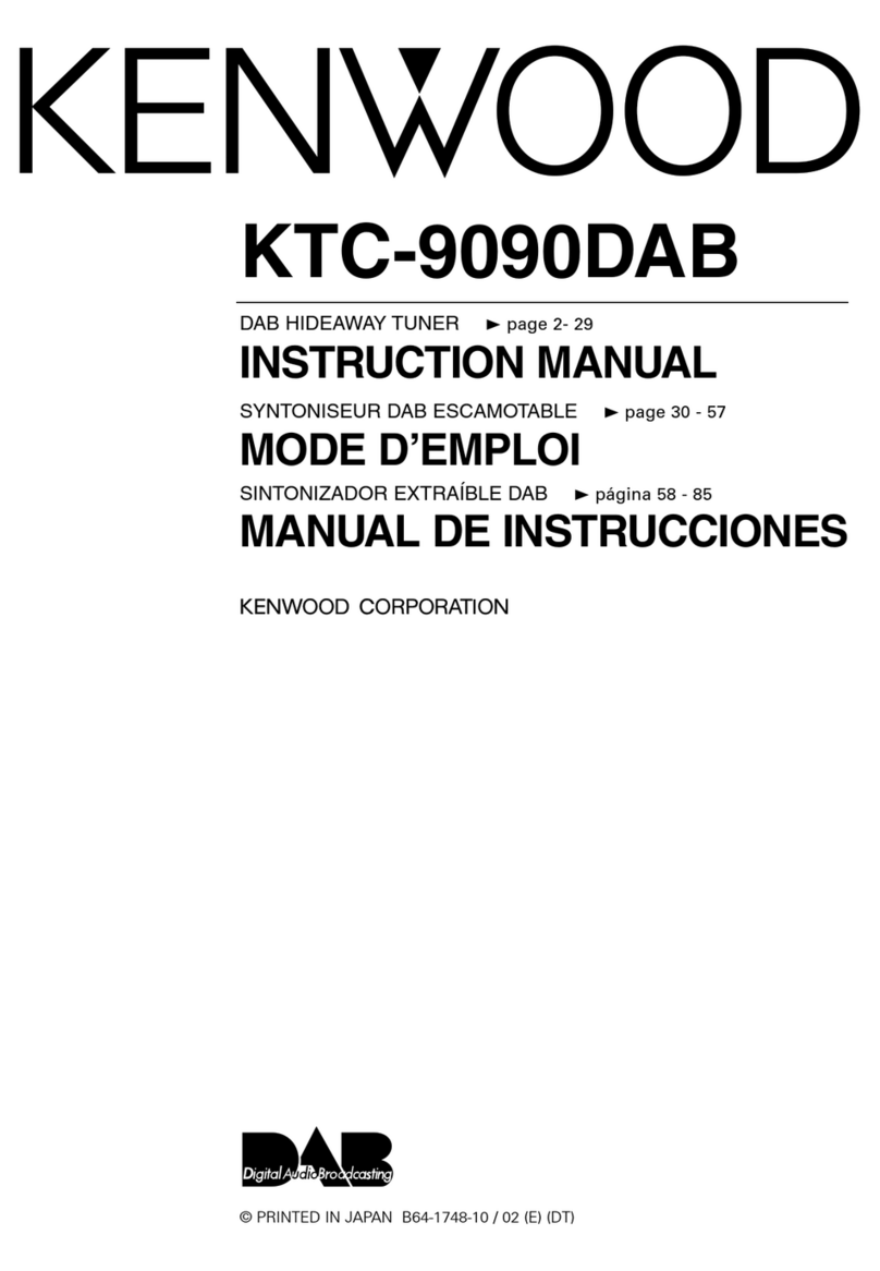 Kenwood KTC-9090DAB instruction manual