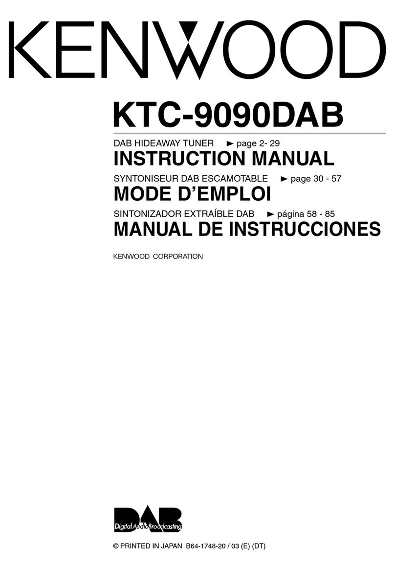 Kenwood KTC-9090DAB User manual