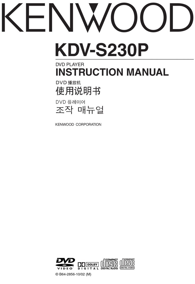 Kenwood KDV-S230P instruction manual