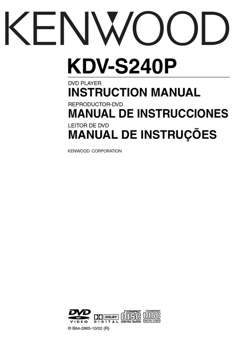 Kenwood KDV-S240P User manual Kenwood KDV-S240P User manual