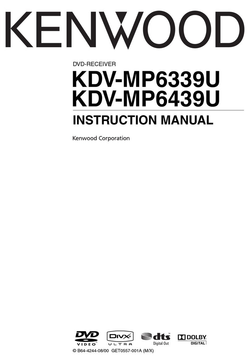 Kenwood KDV-MP6339U User manual