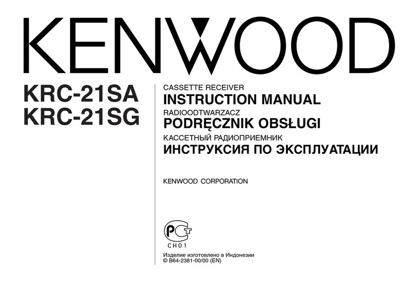 Kenwood KRC-21SA User manual