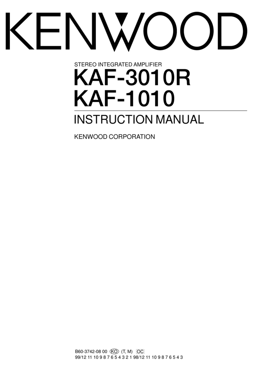 Kenwood KAF-1010 instruction manual