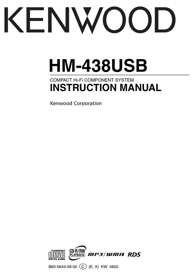 Kenwood HM-438USB instruction manual
