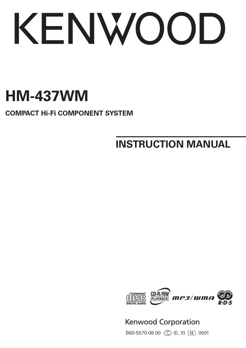 Kenwood HM-437WM instruction manual