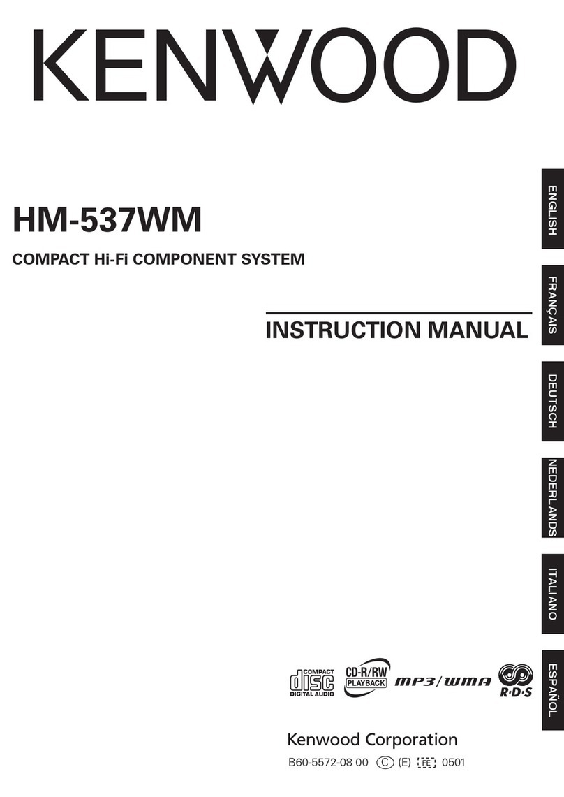 Kenwood HM-537WM User manual Kenwood HM-537WM User manual