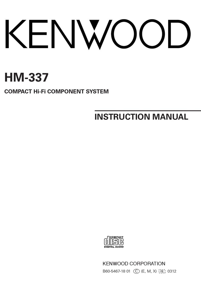 Kenwood HM-337 instruction manual