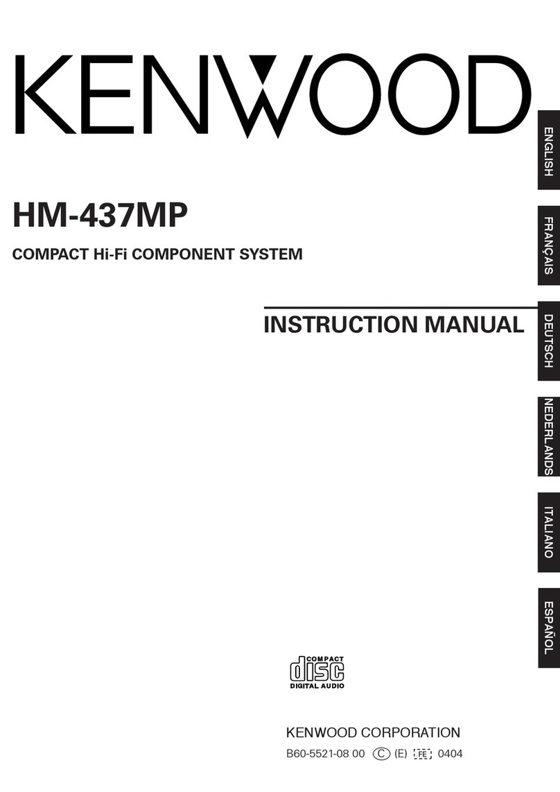 Kenwood HM-437MP User manual