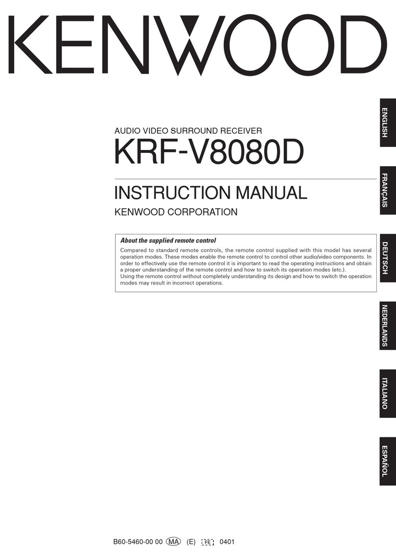 Kenwood KRF-V8080D instruction manual
