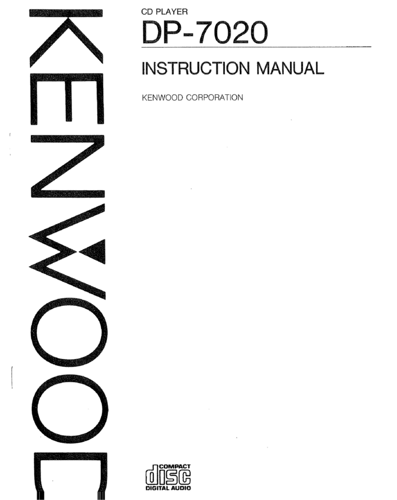 Kenwood DP-7020 instruction manual
