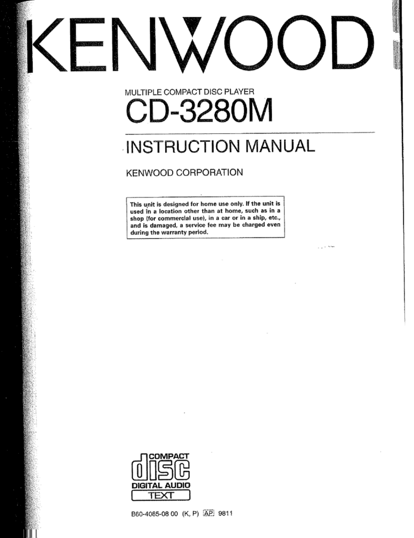 Kenwood CD-3280M instruction manual