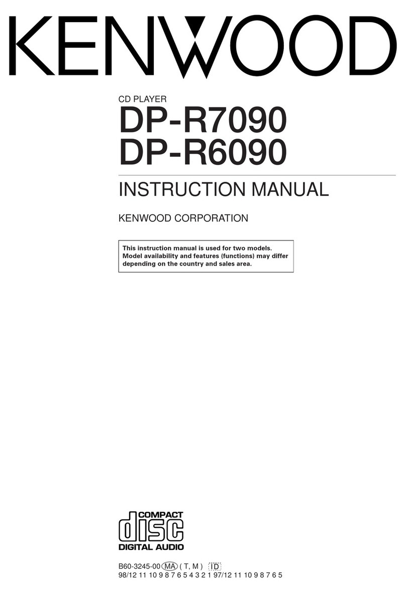 Kenwood DP-R6090 User manual