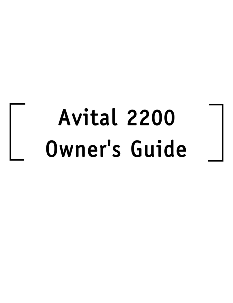 Avital 2200 owner's guide