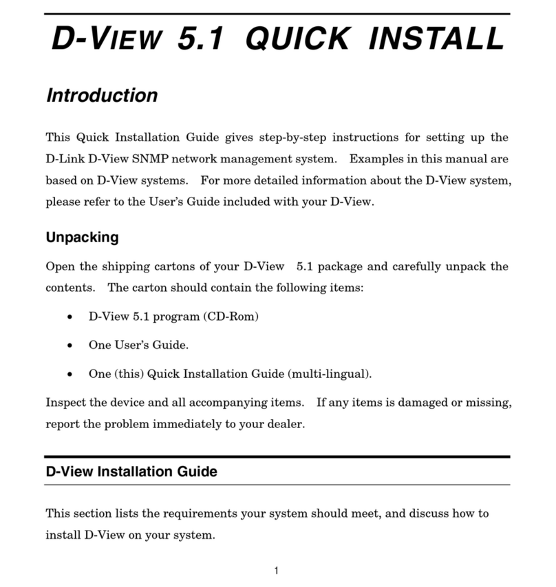D-Link D-View 5.1 User manual