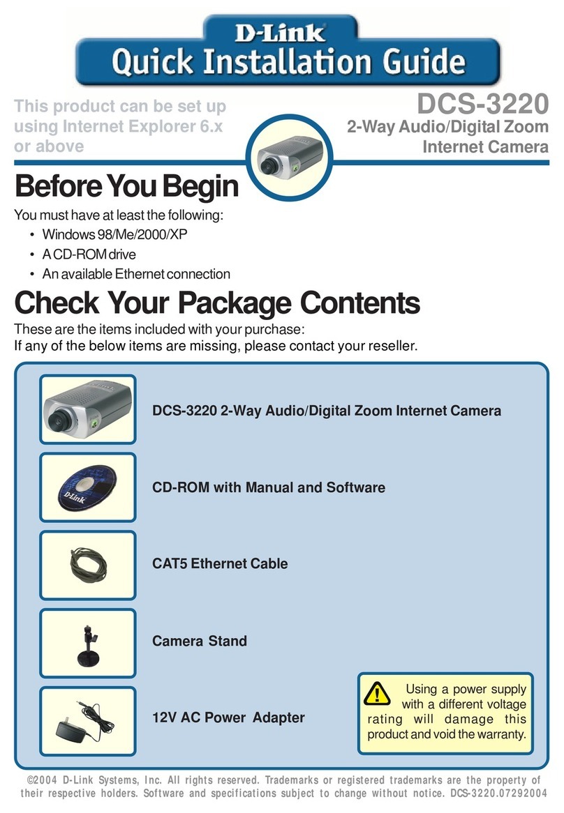 D-Link DCS-3220 - SECURICAM Network Camera User manual