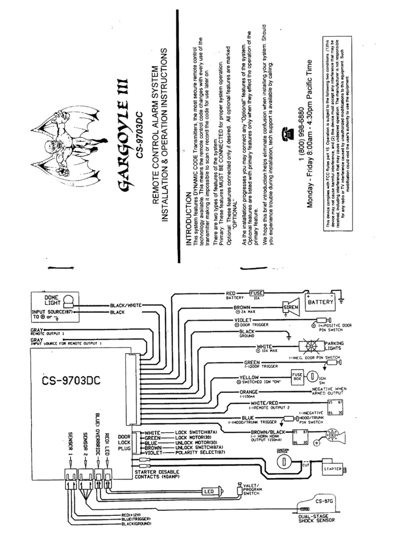 CrimeStopper CS-9703 Manual