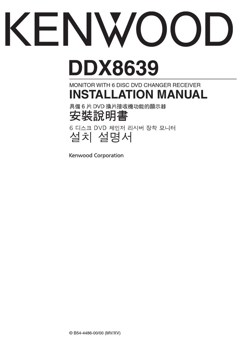 Kenwood DDX8639 User manual