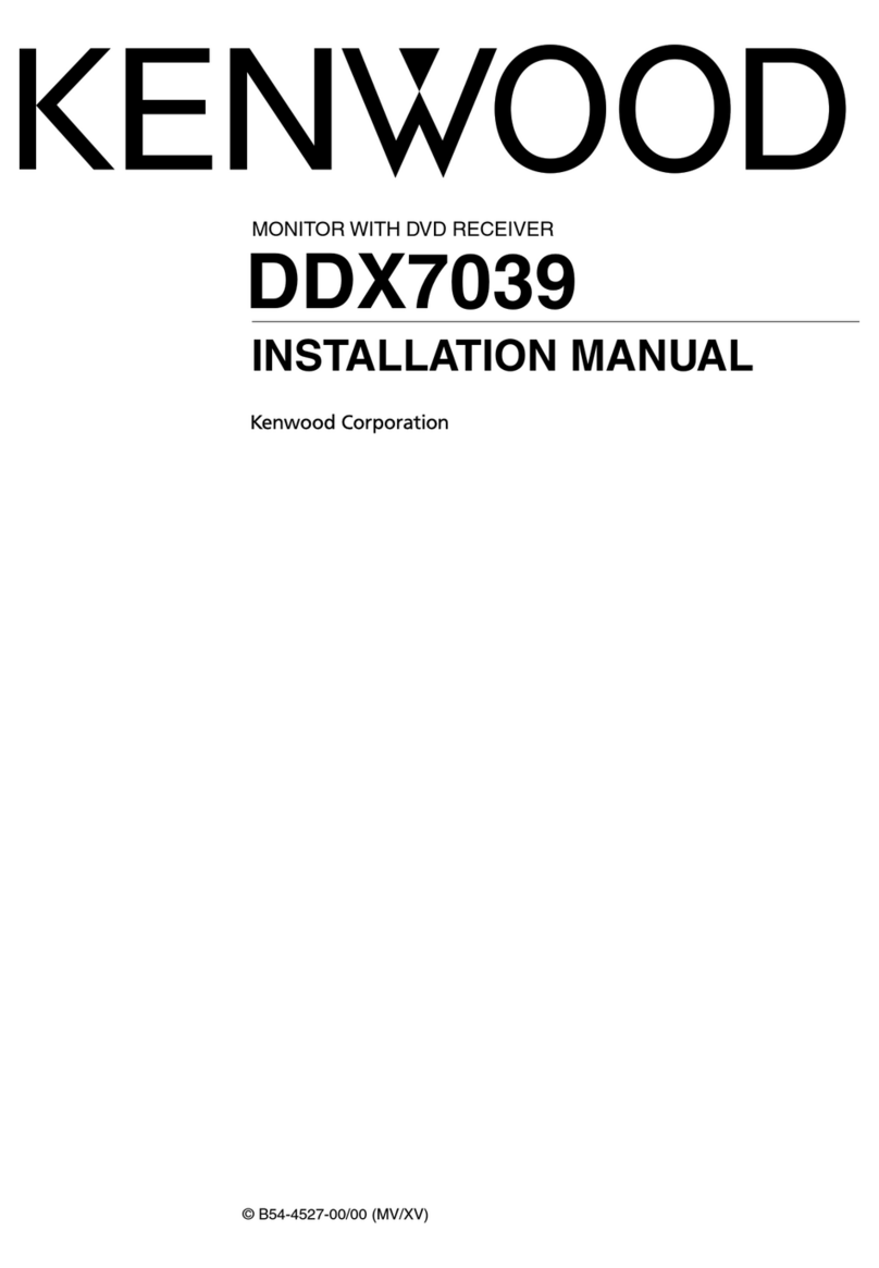 Kenwood DDX7039 installation manual