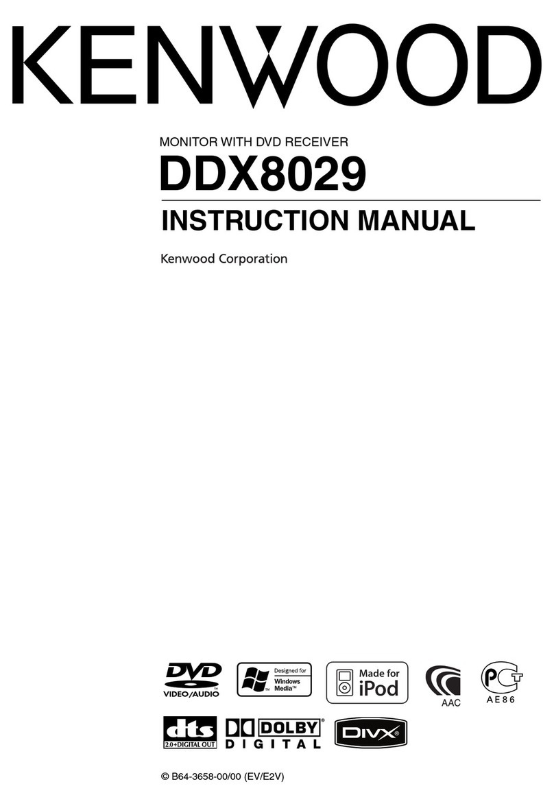 Kenwood DDX8029 instruction manual