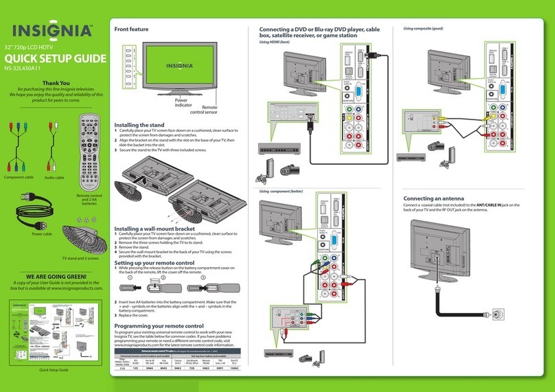 Insignia NS-32L430A11 User manual