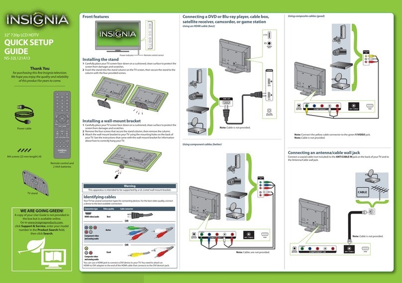 Insignia NS-32L121A13 User manual