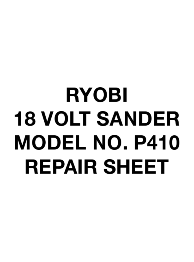 Ryobi P410 Quick setup guide