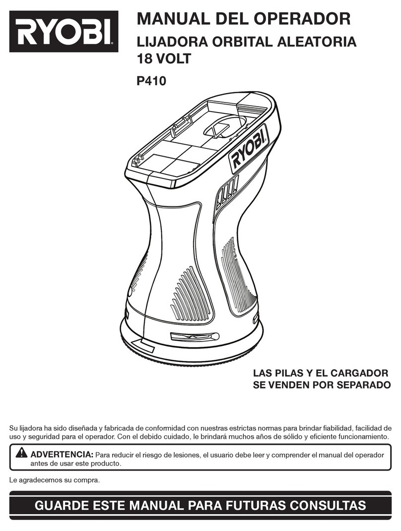 Ryobi P410 User guide