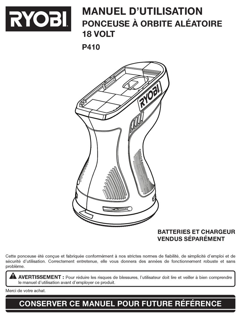 Ryobi P410 Configuration guide