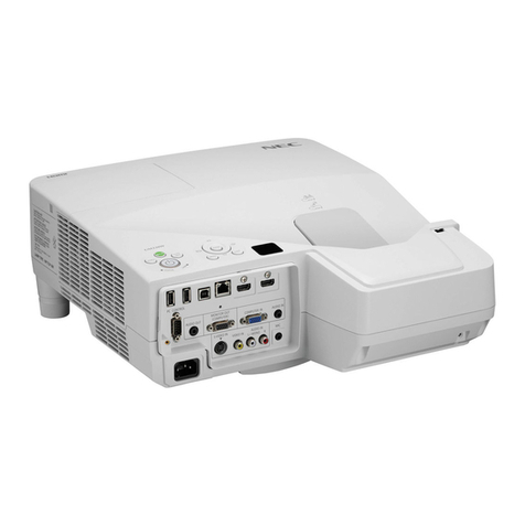 NEC NP-UM330X Series User manual