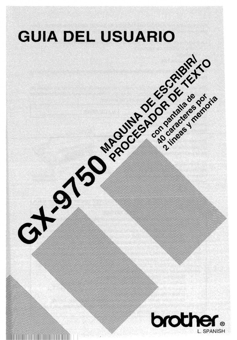 Brother GX-9750 Guía del usuario