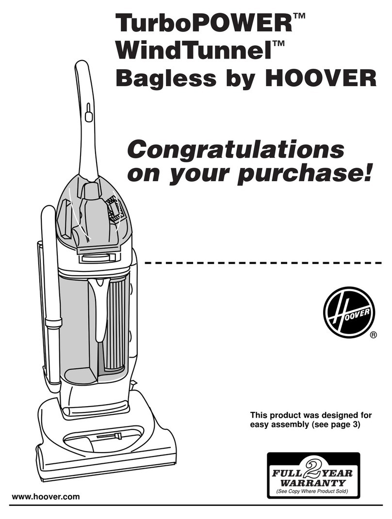 Hoover U5725960 User manual