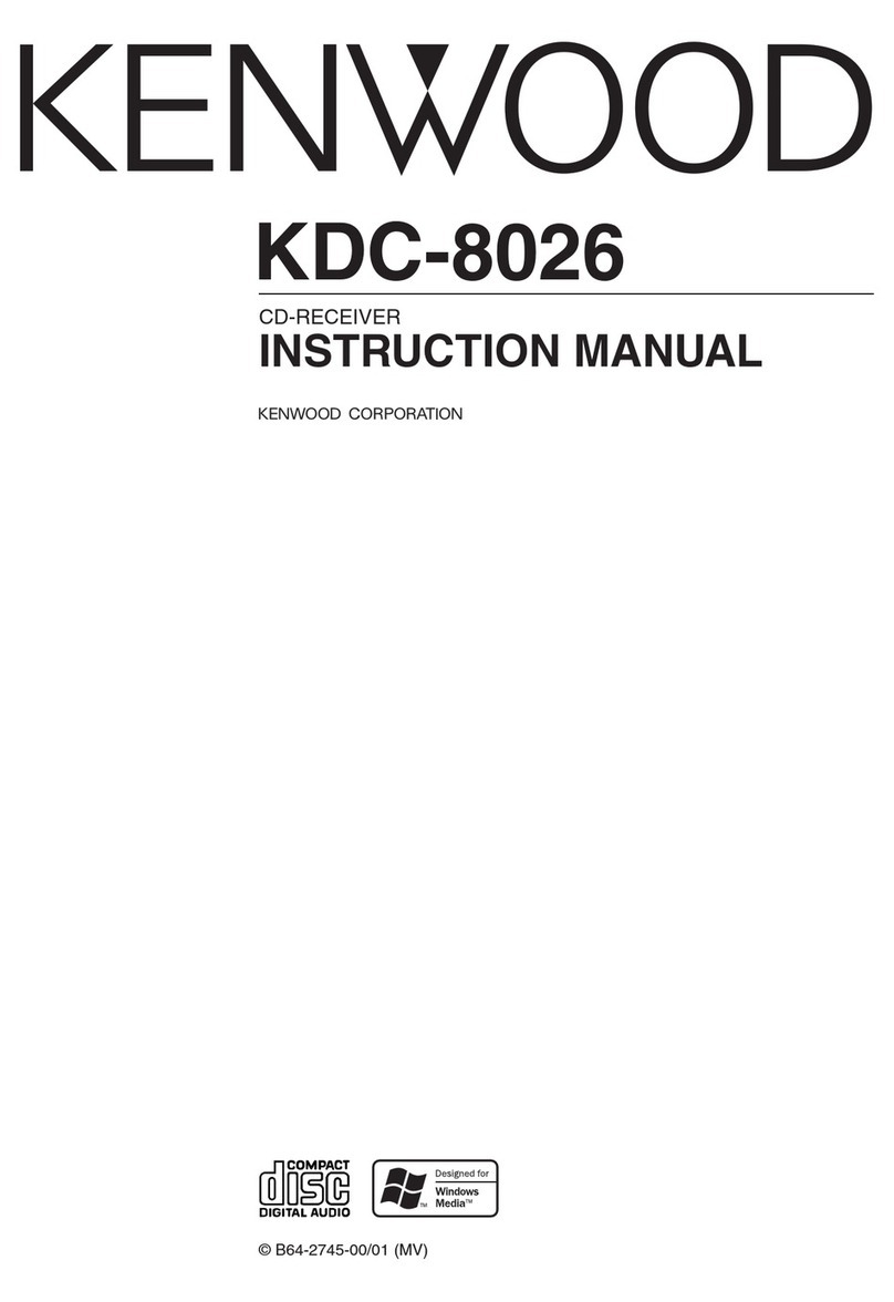Kenwood KDC-8026 instruction manual