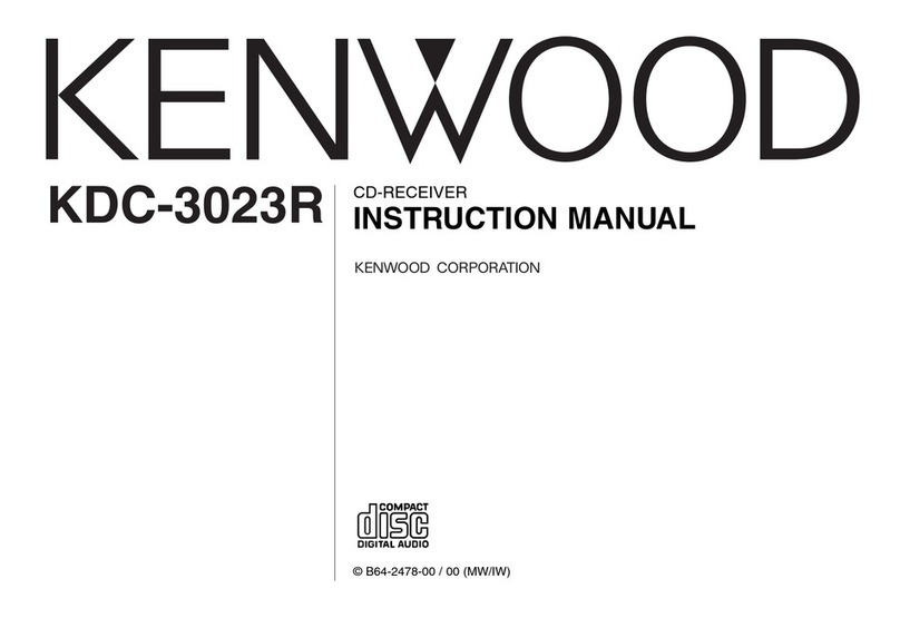 Kenwood KDC-3023R User manual Kenwood KDC-3023R User manual