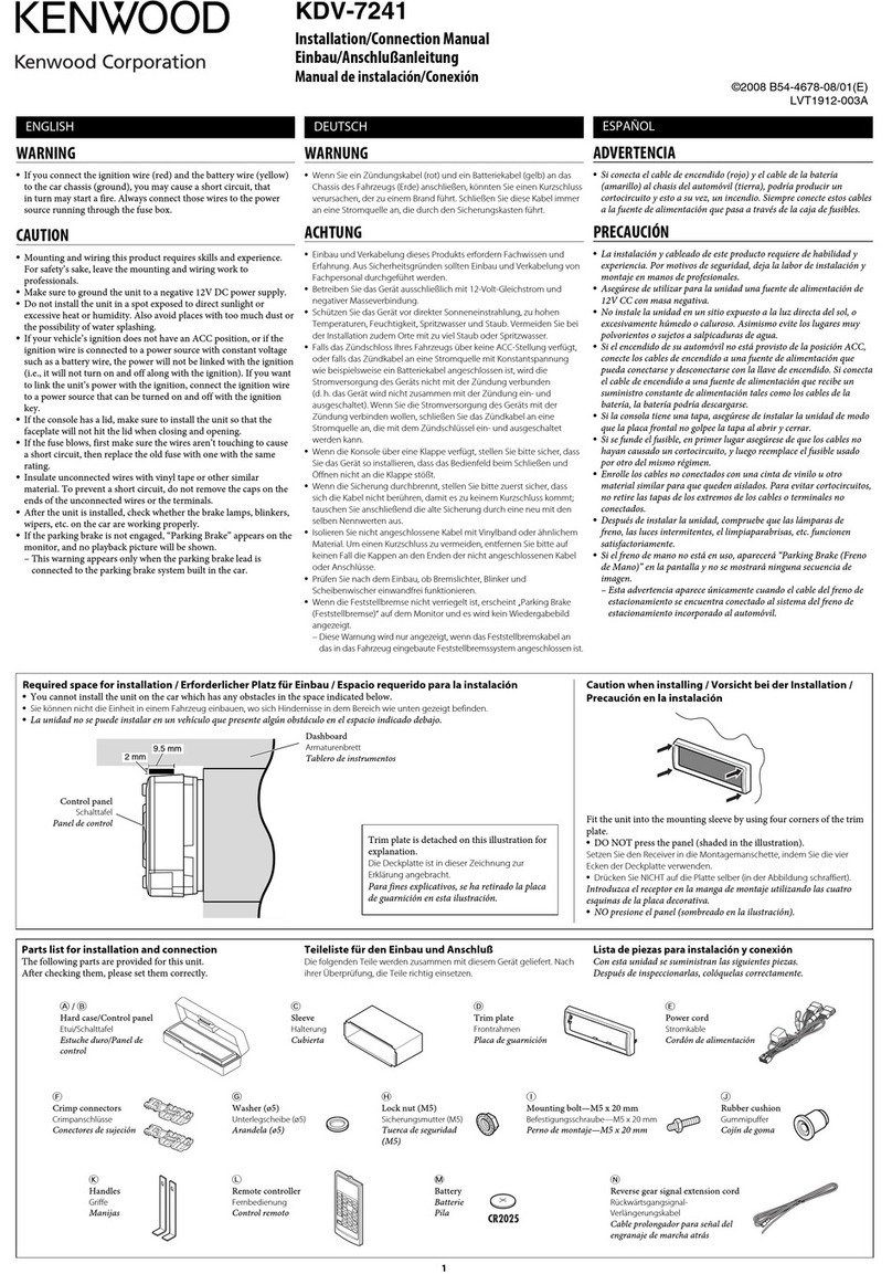 Kenwood KDV-7241 Guide